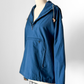 Vintage 90s Eddie Bauer Teal Blue Cotton Anorak Jacket