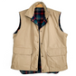 Vintage 80s Woolrich Fisherman Aesthetic Reversible Plaid Wool Canvas Utility Vest (mens L)