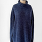 Malo Cashmere Navy Blue Men's Turtleneck Sweater (2X or 54)