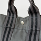 Hermès Fourre Tout Tote Canvas Bag in Graphite Gray
