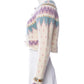 Loveshackfancy Fair Isle Cream Alpaca Cropped Button Down Cardigan (S)