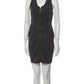 T by Alexander Wang Charcoal Grey Full Zip Dress (XS)