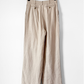 Max Mara Italian Pure Linen Wide Leg Trousers Minimalist Coastal Chic (US 12)