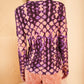 NEW Ulla Johnson Eve Top in Wisteria Purple Pink Tie Dye (S)