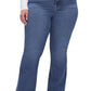Good American Good Legs Flare Jeans in BBLUE305 Medium Wash (14 or 32)