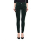 L’AGENCE Marguerite High Rise Velvet Slim Pants in Evergreen (28 or 6)