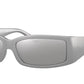 Dolce & Gabbana DG6188 Grey/Light Grey Mirrored (3415/6G) Unisex Sunglasses