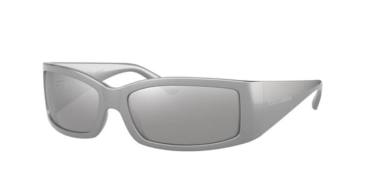 Dolce & Gabbana DG6188 Grey/Light Grey Mirrored (3415/6G) Unisex Sunglasses