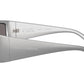 Dolce & Gabbana DG6188 Grey/Light Grey Mirrored (3415/6G) Unisex Sunglasses