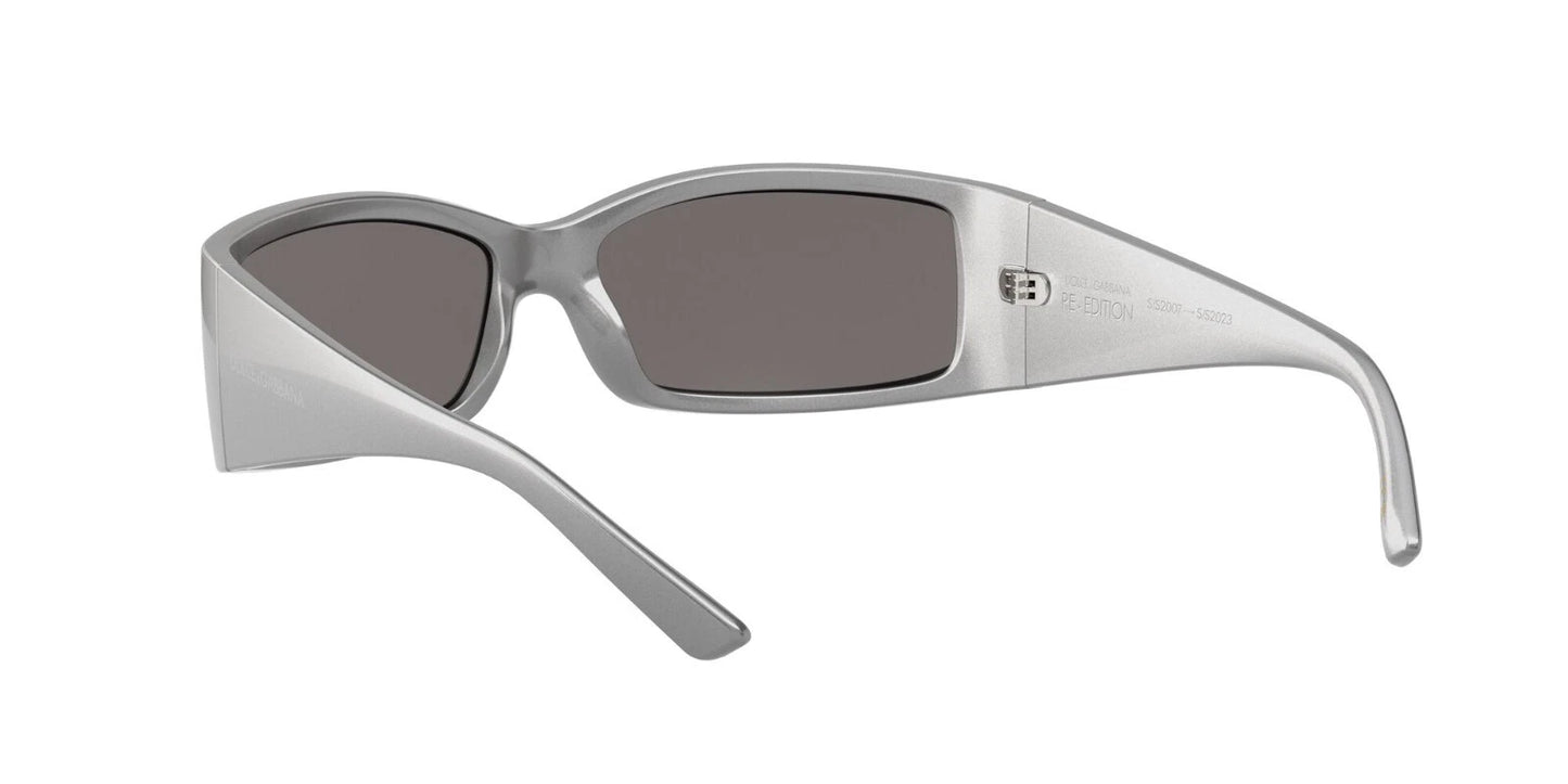Dolce & Gabbana DG6188 Grey/Light Grey Mirrored (3415/6G) Unisex Sunglasses