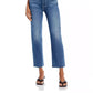 NEW RE/DONE Relaxed Crop Denim Jeans in Carpenter (26/4)