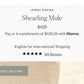 NEW Jenni Kayne Shearling Mule Slip On Flat Shoes (41 or 9.5)