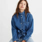 Madewell Blue Denim Jean Southlake Military Jacket