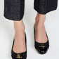 Ferragamo Varina Black Patent Leather Bow Ballet Flats (9 - 9.5)
