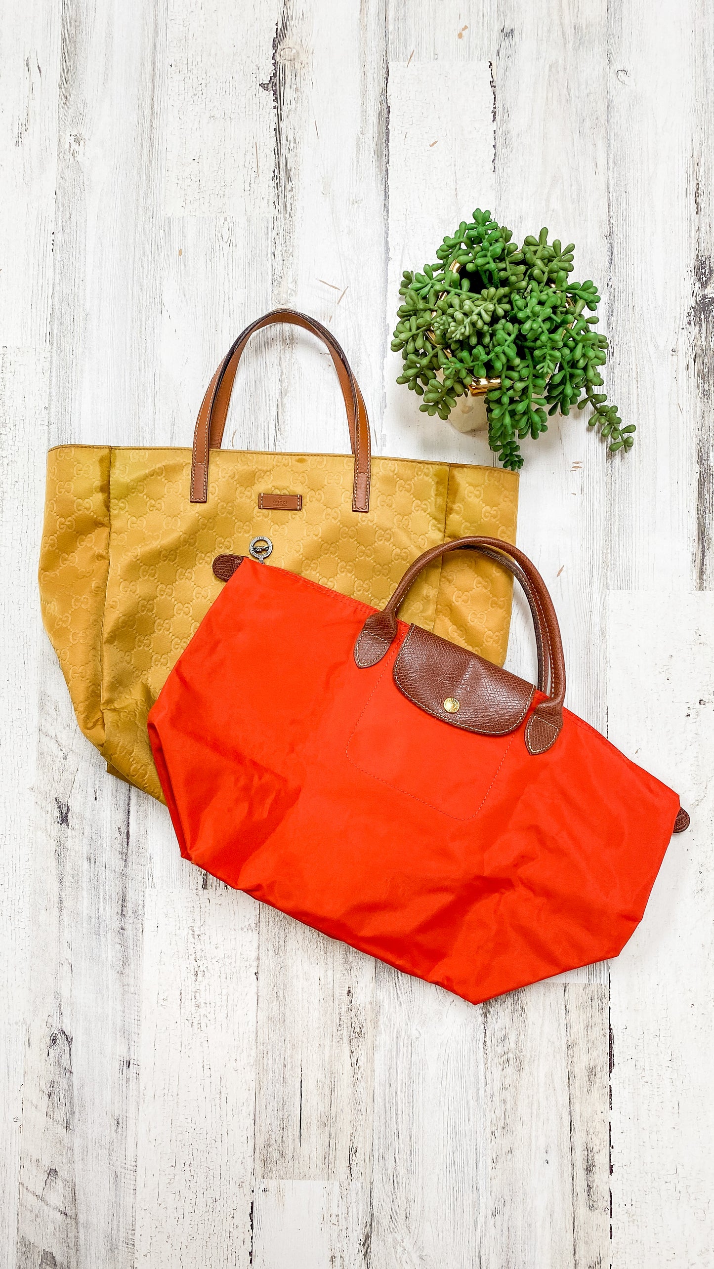 Longchamp Le Pilage Paprika Tote (type “m”)