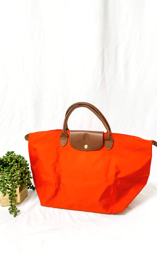 Longchamp Le Pilage Paprika Tote (type “m”)