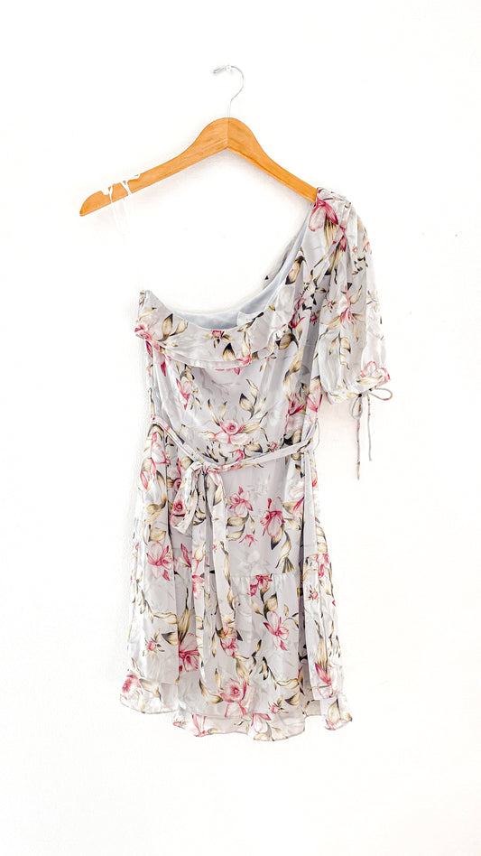 NEW Shilla  'Peral Flora' One Shoulder Dress (S)
