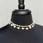 Smiley Pearl & Stone Short Necklace