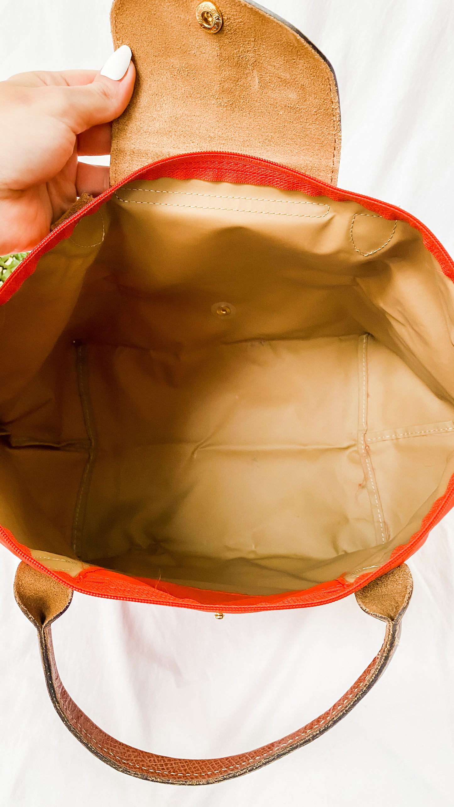 Longchamp Le Pilage Paprika Tote (type “m”)