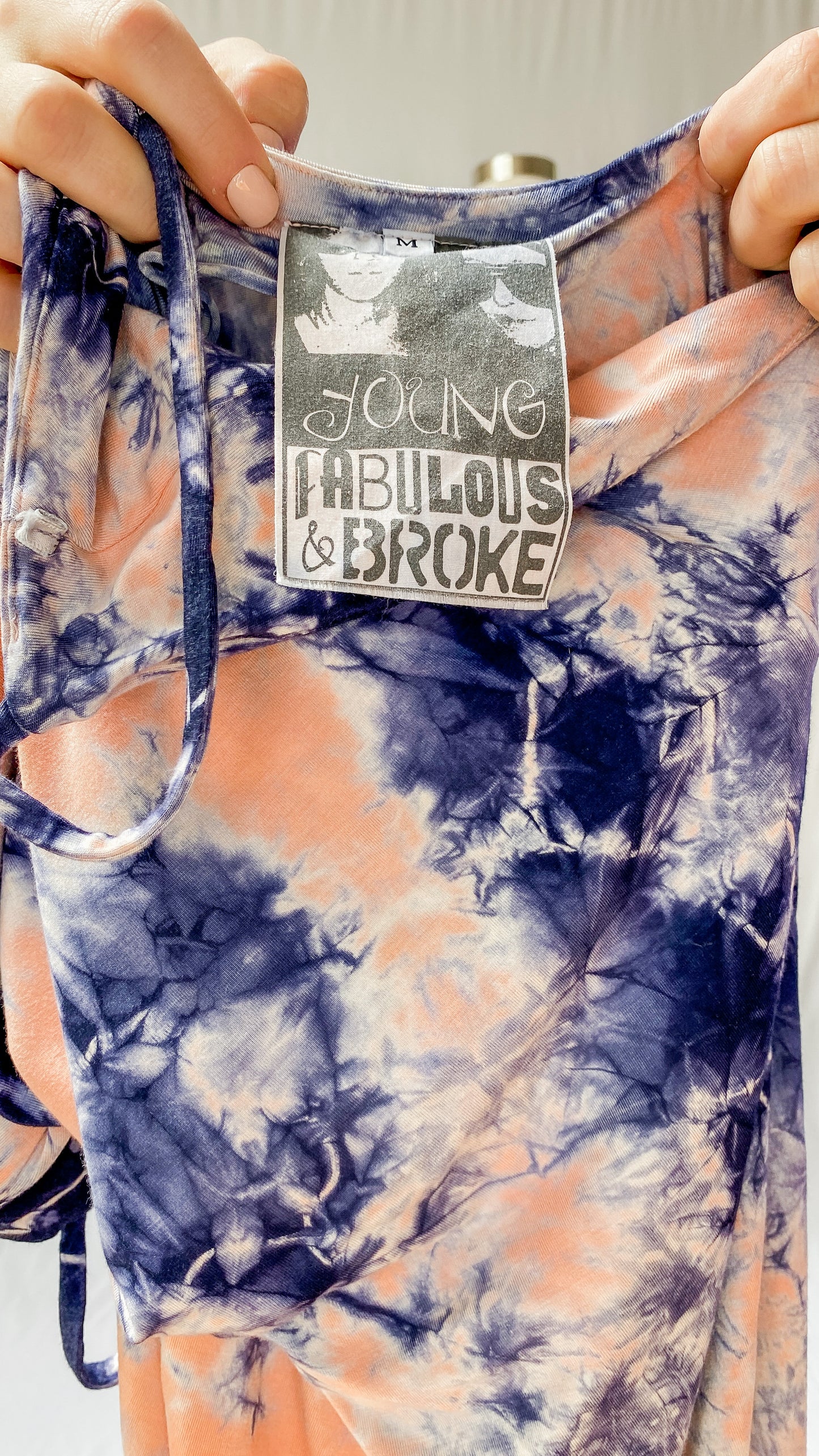 Young Fabulous & Broke Tie Dye Maxi Dress (M)