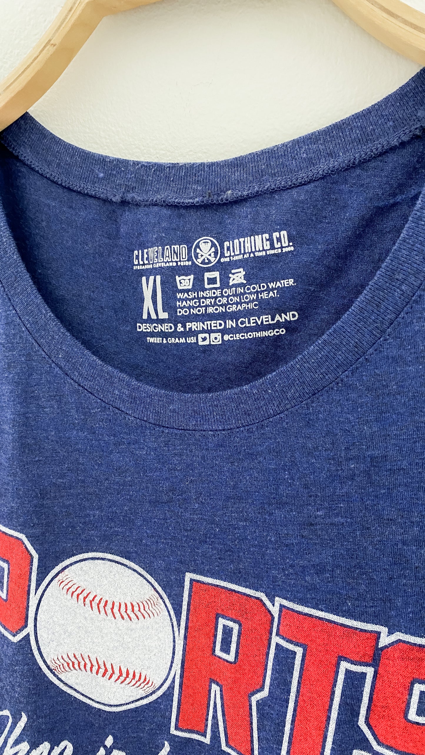 CLE Clothing Co. ‘SPORTS!” Tee (S)