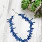 Handmade Blue Stone Statement Necklace