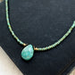 Teardrop Stone & Bead Handmade Necklace